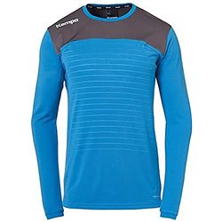 Kempa Emotion 2.0 Langarmshirt Type de Haut Homme, kempablau/Anthra, L