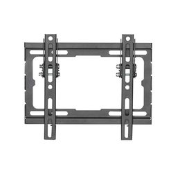 PureMounts TV-väggfäste, lutbart universellt fäste för 23–43 tum platt och böjd hälskärm upp till 45 kg, TV-hållare max. VESA 200 x 200 mm, svart