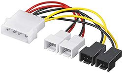 PremiumCord Power cable internal fan 5.25 inch TX 3p 5V, 12V
