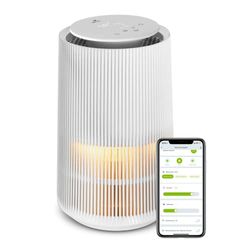 SENYA Purificateur d’air connecté filtre HEPA pour 60m², silencieux, 5 niveaux de ventilation, My Pure Breath, SYWB-AP002