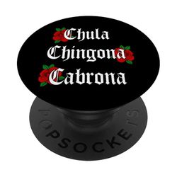 Mexican Girl Power Boss Latina Attitude Empowerment Tee PopSockets PopGrip Adhesivo
