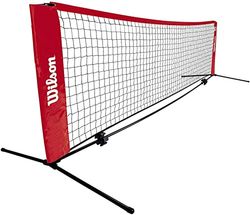 Wilson Tennisnetz Starter Ez, 3.0 m, Rot, WRZ2571