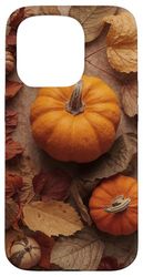 Pumpkin Patch Autumn Accesorios para teléfono Carcasa para iPhone 15 Pro