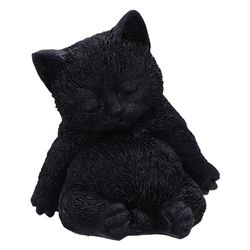 Nemesis Now Daydream 13cm Black Cat Ornament, Collectable Cat Giftware, Cast in the Finest Resin, Expertly Hand-Painted