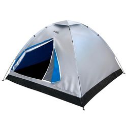 AKTIVE Tente 4 Personnes, 205 X 205 X 130 cm, Protection UV50, Imperméable, Montage Facile, Sac de Transport, 8 Piquets et 4 Cordes, pour Camping et Escapades en Plein Air (52687)