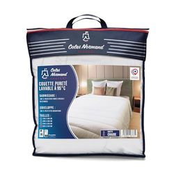 COLAS NORMAND – Trapunta Calda – Purezza 100% Poliestere Microfibra – 260 x 240 – Morbidezza al tatto pelle da pesca – Produzione francese