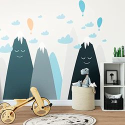 Ambiance Sticker Stickers Enfant Montagnes scandinaves juliska 40 x 60 cm
