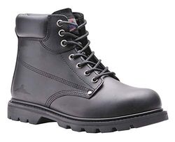 Portwest Bota Steelite Welted Sbp Hro, Tamaño: 45, Color: Negro, FW16BKR45