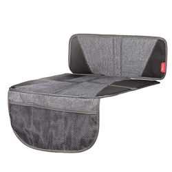 Diono Protector Super Mat para Asiento Elevador de Coche Infantil y de Mascotas, Probado contra Golpes, Acolchado Grueso, Respaldo Antideslizante, protección Duradera y Resistente al Agua, con 3
