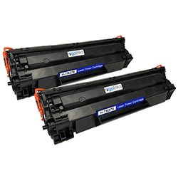 Go Inks 2 Black Laser Toner Cartridges to replace HP CE278A Compatible/non-OEM for HP LaserJet Pro Printers