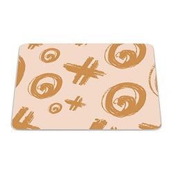 Bonamaison, Rectangle Pop Art Digital Printed Mouse Pad, Non-Slip Base, for Office and Home, Size: 22 x 18 cm