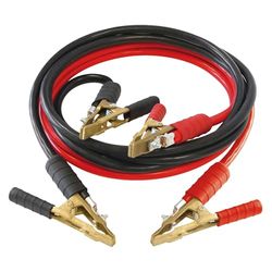 Gys KIT-1000A Cables de Arranque 1000 A – 50 mm² – 4,5 m – Pinzas de latón, Negro y Rojo