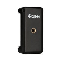 Rollei Smartphone Holder - Soporte universal para su Smartphone - Adecuado para teléfonos inteligentes hasta anchura de 8.5 cm - Negro
