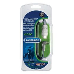 Bandridge BVL1362 cavo HDMI 2 m HDMI tipo A (Standard) Nero, Verde, Grigio