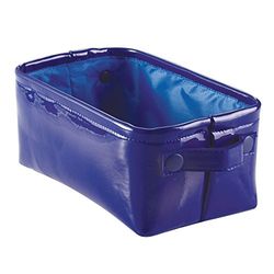 iDesign 62381EU Remy Portaoggetti, Pelle, Blu, 31.75x18.5x15.25 cm