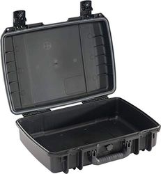 PELI Storm IM2370 extremt motståndskraftig låda för bärbar dator, vatten- och dammtät, 19 liters kapacitet, tillverkad i USA, inget skum, svart