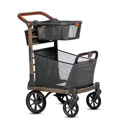 Wadabuggy Chariot de Courses de qualité supérieure, Compact, Pliable, Facile à Pousser, maniable, Super Compact, léger et Facile à Transporter