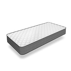 Kono 3FT Memory Foam Spring Hybrid Matras Ademend en Medium Firm Feel - Single: 90cm x 190cm