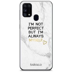 ERT GROUP mobiltelefonfodral för Samsung M31 originalt och officiellt licensierat Babaco mönster Positive vibes 005 optimalt anpassad till formen på mobiltelefonen, fodral tillverkad av TPU-plast