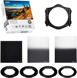 Cokin Kit Expert M - Set di 3 filtri a densità neutra con microfibra, grigio neutro