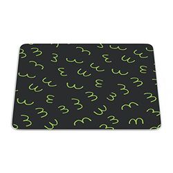 Bonamaison, Rectangle Pop Art Digital Printed Mouse Pad, Non-Slip Base, for Office and Home, Size: 22 x 18 cm