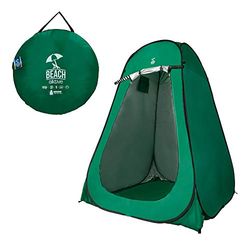 AKTIVE Tente de Camping à Langer avec Plancher 150X150X190 cm Vert, Polyester Durable, Structure Pliable, Fenêtre Arrière, Montage Facile et Sac de Transport Inclus (62182)