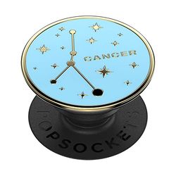 PopSockets: PopGrip - Soporte y Agarre para Teléfonos Móviles y Tablets con un PopTop Intercambiable - Enamel Zodiac Cancer