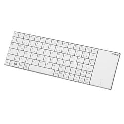 Rapoo E2710 - Teclado inalámbrico con Panel táctil, Color Blanco