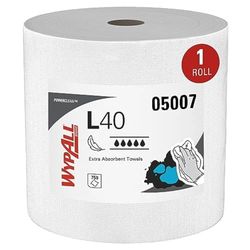 WypAll L40 Power Clean Paños Industriales 7452, Resistencia y Absorción Superior, Ideal para Limpieza Industrial y Mantenimiento, Compatible con Dispensadores Kimberly-Clark