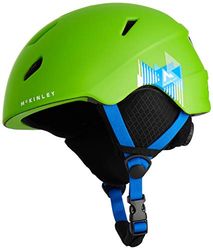 McKINLEY Casque de Ski Pulse JR HS-016 Enfant Unisex-Youth, Green/Black/Blue, X-Small