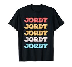 Carino regalo personalizzato Jordy Nome personalizzato Maglietta