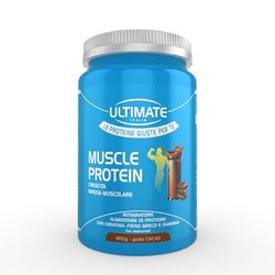 Muscle protein cacao 600g - massa muscolare - Ultimate Italia