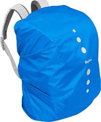 Playshoes Unisex regenhoes voor kinderen voor rugzak regenhoes (1 stuk), blauw 7 blauw, Large, regenhoes voor rugzak