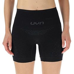 UYN Running Exceleration OW Tight Pantaloncini, Nero/Ferro, S Donna