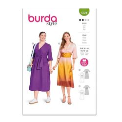 Burda Style Sewing Pattern B5724 Misses' Dress