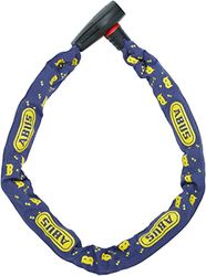 ABUS Lucchetto a catena Catena 6806K - per bicicletta leggero in acciaio temprato con tubo tessuto alla moda quadrata livello di sicurezza 6 Blu motivo maschera