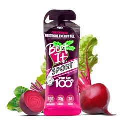 Beet It Sport Concentrated Beetroot Energy Gel, Long Lasting Effect, Running Gels (12 x 43g)