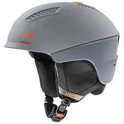 uvex ultra - skihelm voor dames en heren - individueel passysteem - geoptimaliseerde ventilatie - dark slate orange - 59-61 cm