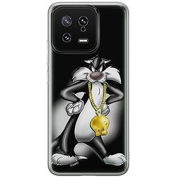 ERT GROUP mobiltelefonfodral för Xiaomi 13 originalt och officiellt licensierat Looney Tunes mönster Sylvester 002 optimalt anpassad till formen på mobiltelefonen, fodral tillverkad av TPU-plast