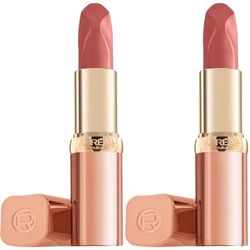 L'Oréal Paris Color Riche Satin Smooth Lipstick, Moisturising Pure Pigment Lip Colour, With Omega 3 & Vitamin E, 173 Impertinent (Pack of 2)