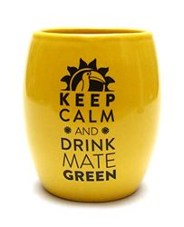 Mate Green Vaso Ceramico, Giallo, 10x10x10