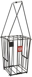 Wilson Cestino Raccogli Palline, Ball Pick Up, Contiene fino a 75 palline, Acciaio, Nero, WRZ323700