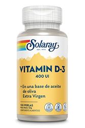 Solaray Vitamin D3 400 IU | 120 Beads