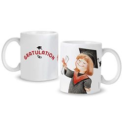 Mopec G357.2.8 Tasse en céramique Glückwunsch fille graduation