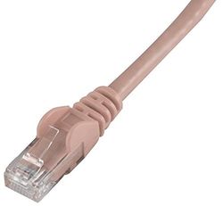 Pro Signal PSG90574 Cat6 Snag less UTP Ethernet Patch Lead, 1m, Pink