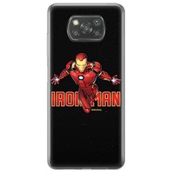 ERT GROUP mobiltelefonfodral för Xiaomi POCOPHONE X3 originalt och officiellt licensierat Marvel mönster Iron Man 030 optimalt anpassad till formen på mobiltelefonen, fodral tillverkad av TPU-plast
