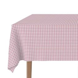 Martina Home Petit Vichy Teflon Effect Tablecloth, Pink, 180 x 140 cm