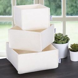 Bureau-organizer set (3-delig) crème