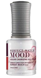 LeChat Perfect Match Mood Gel Nail Polish, Sunset Beach