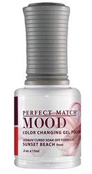 Lechat Mood Gel Smalto per Unghie, Sunset Beach